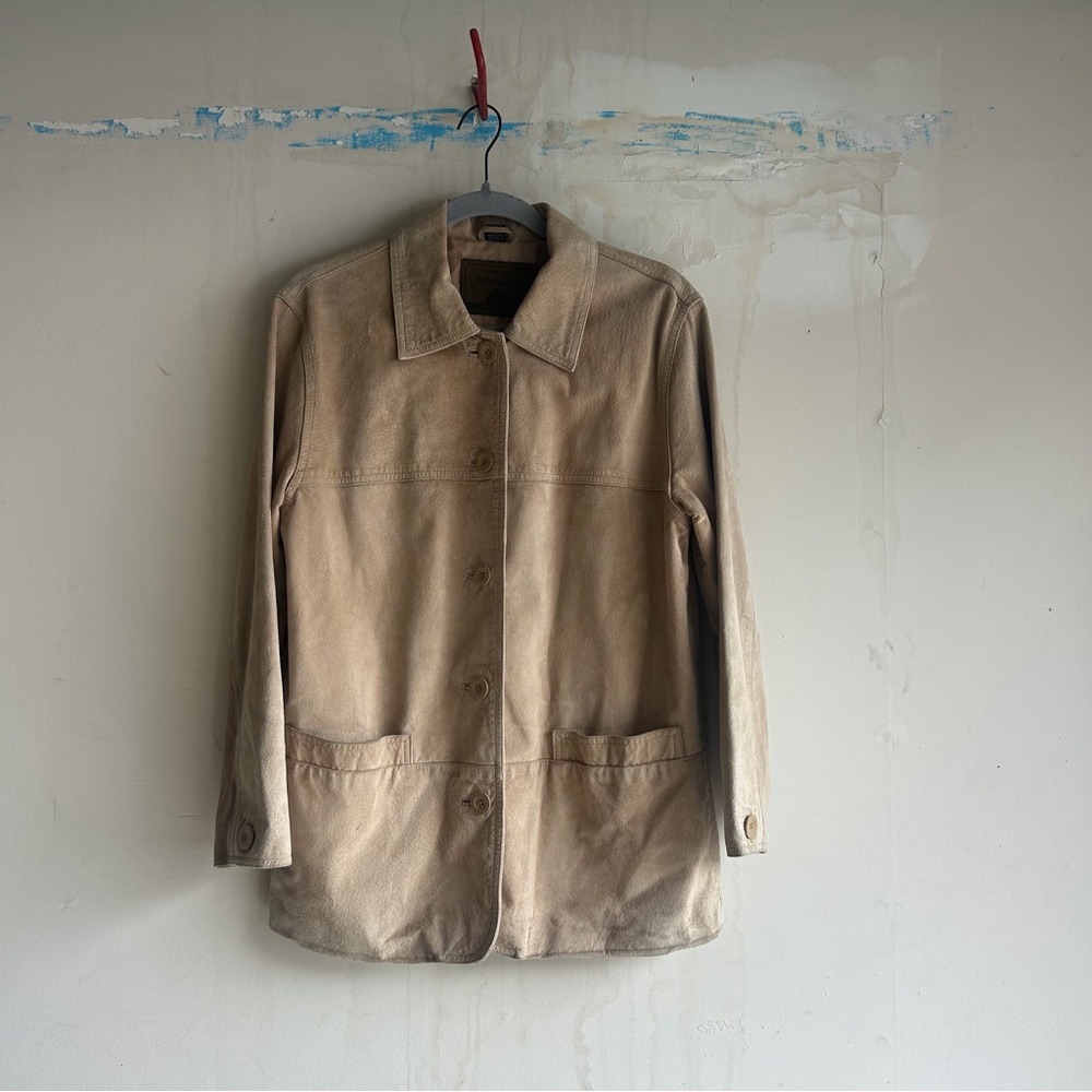 St. John's Bay Tan Leather Jacket